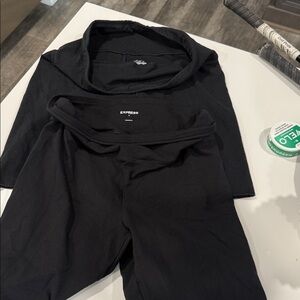 Express Classic Black bike short and 1 pair colsie